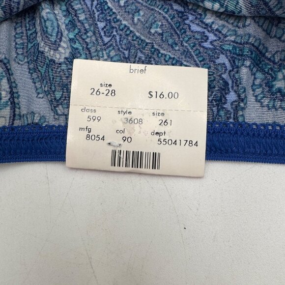 Vintage 90's Cacique Second Skin Shiny Satin High Leg Brief bikini Panty shinny - Picture 6 of 9